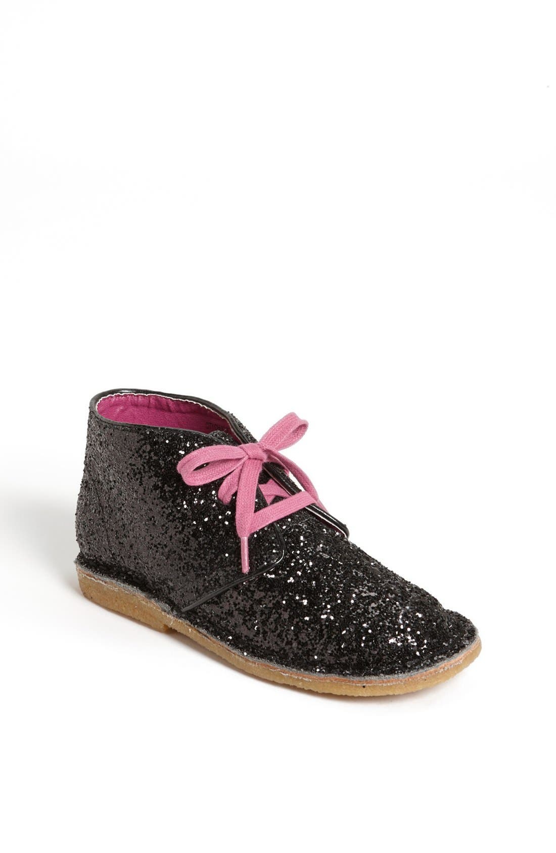 'City' Chukka Boot (Online Only)(Walker & Toddler), Main, color, BLACK GLITTER