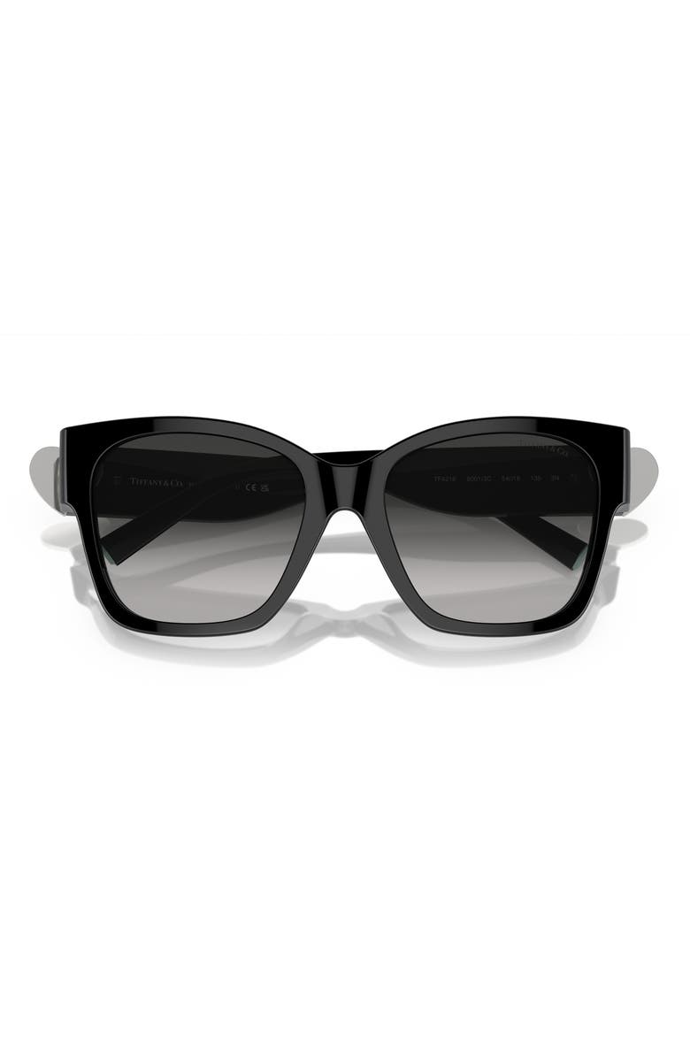 Tiffany & Co. 54mm Gradient Square Sunglasses, Alternate, color, Black