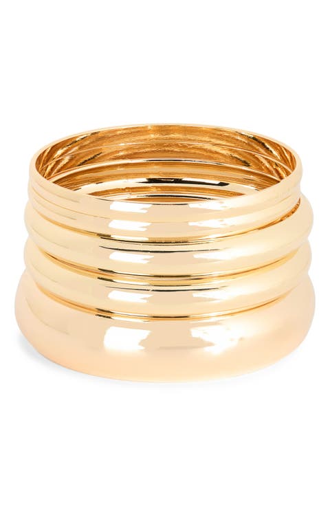 5-Pack Bangle Bracelets