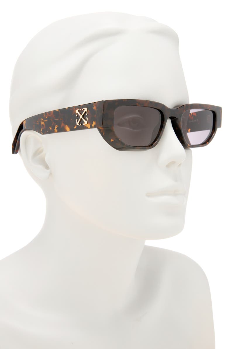 Off-White Greeley 52mm Rectangular Sunglasses, Alternate, color,