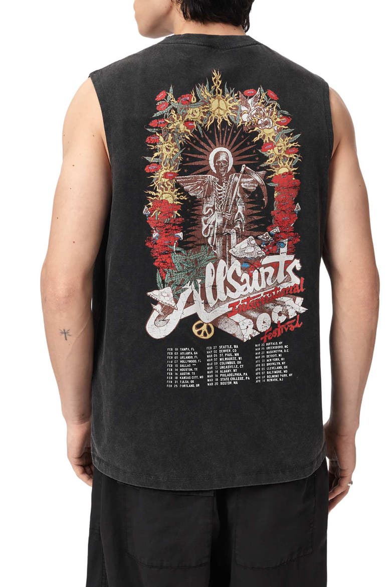 Roque Sleeveless Graphic T-Shirt, Alternate, color, WASHED BLACK
