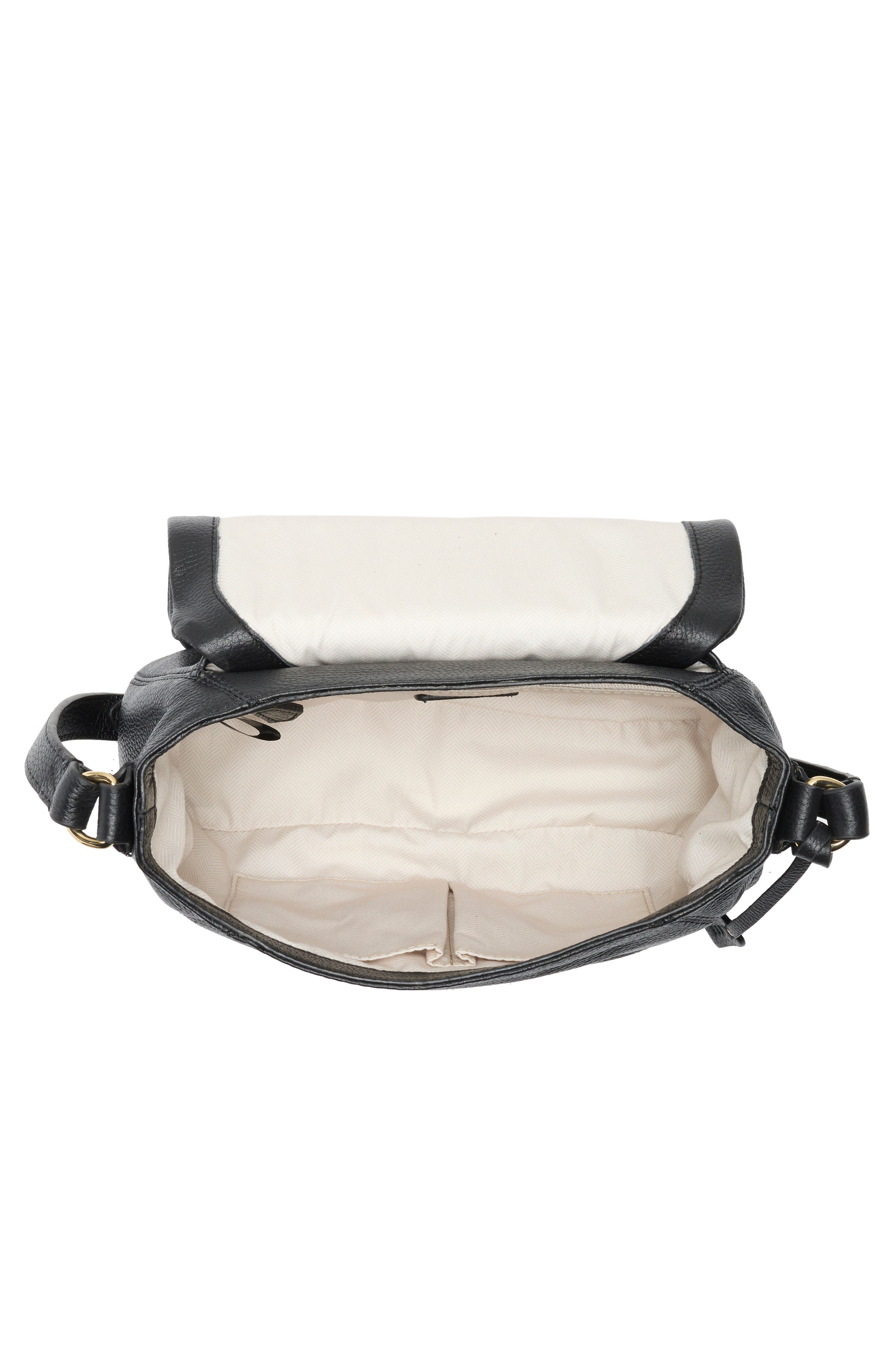 AIMEE Cannes Flap Crossbody Bag, Alternate, color, Black