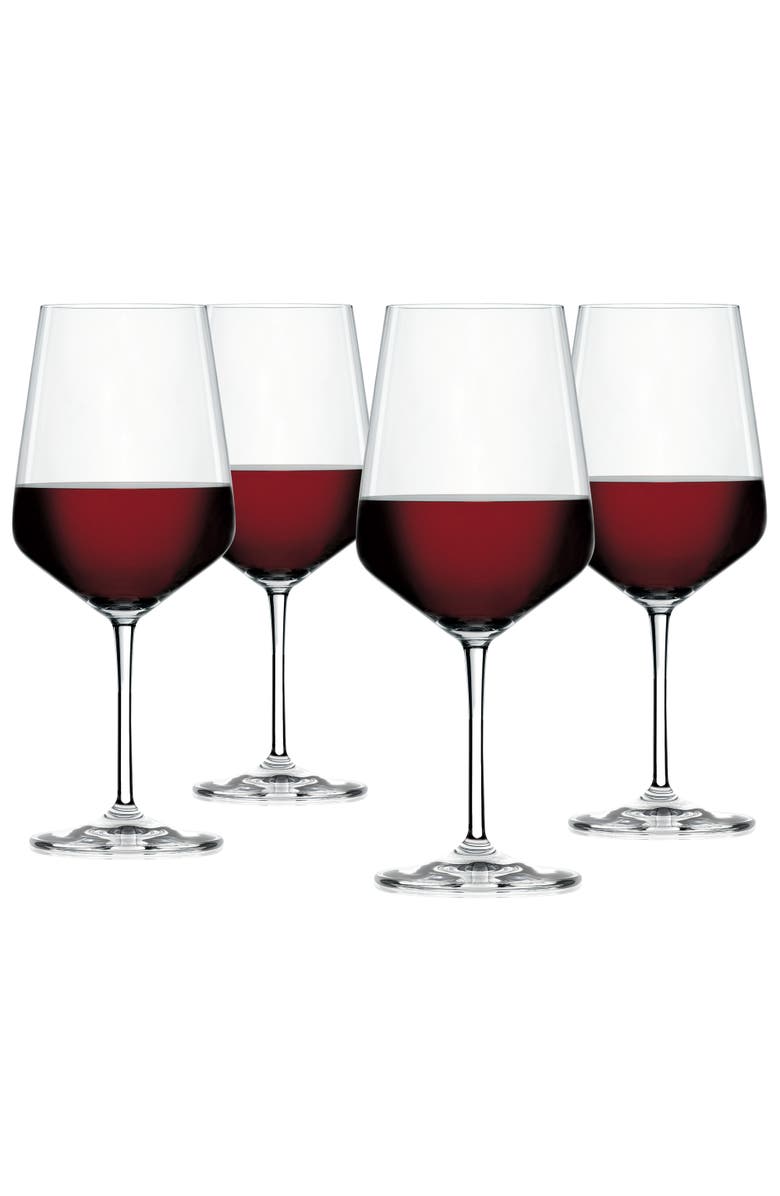 SPIEGELAU Style Red Wine Glass Set of 4, Main, color, Clear