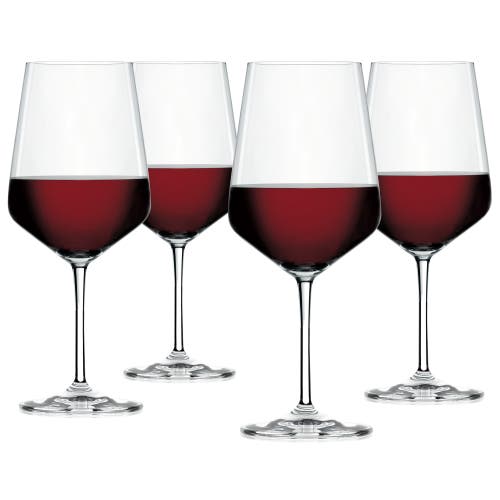 SPIEGELAU Style Red Wine Glass Set of 4 in Clear 
