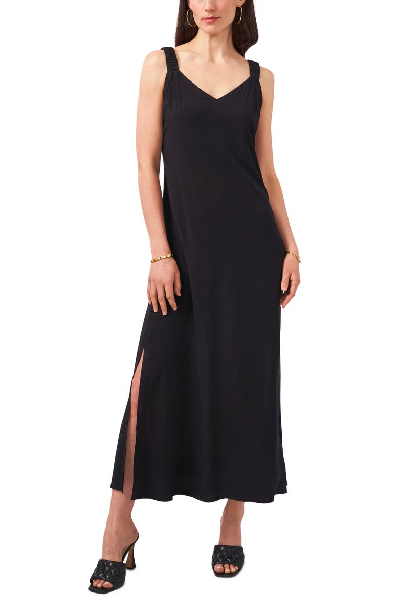Vince Camuto Gathered Strap Maxi Dress, Alternate, color,