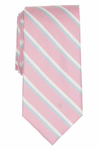 Side Wheeler Stripe Silk Blend Tie