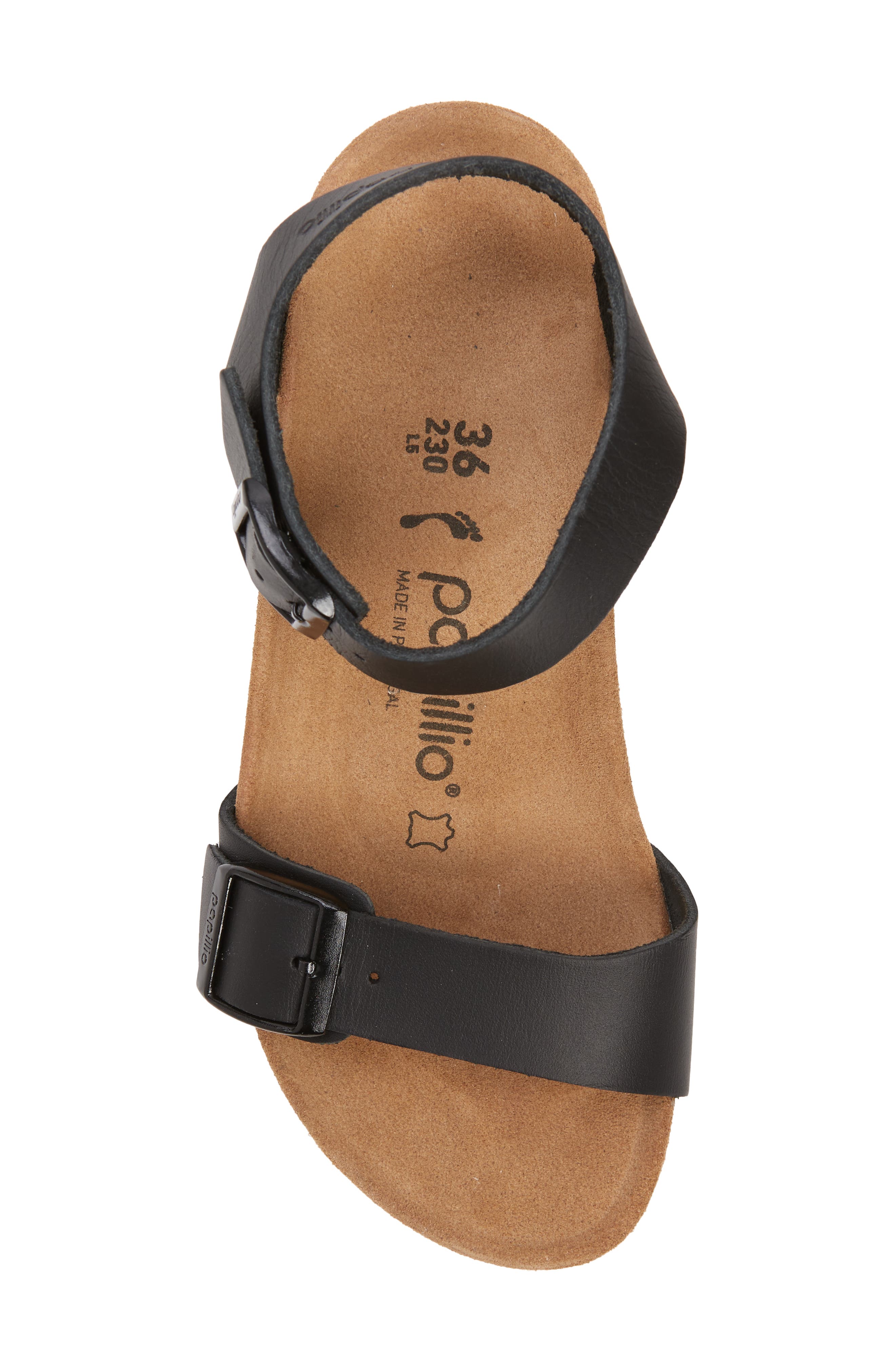 Birkenstock Papillio by Birkenstock Soley Ring Buckle Wedge Sandal, Alternate, color, 