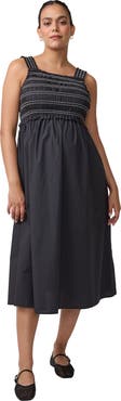Ingrid & Isabel Square Neck Smocked Maxi Dress