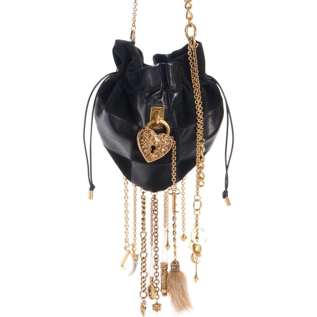 Chloé Chateau Treasures Patchwork Crossbody Bag In Black
