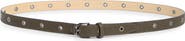 Longchamp Grommet Leather Belt