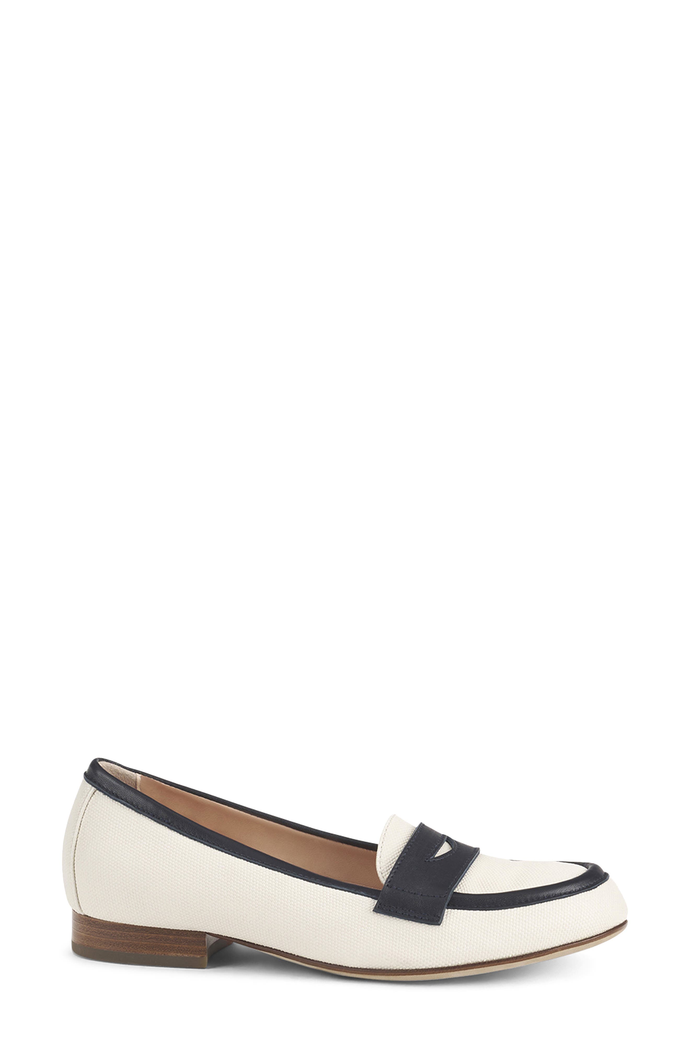 AGL New College Penny Loafer, Alternate, color, Gesso-Night