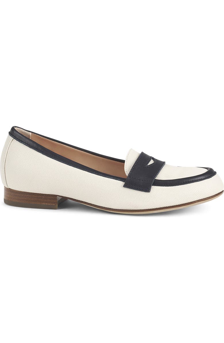 AGL New College Penny Loafer, Alternate, color, Gesso-Night