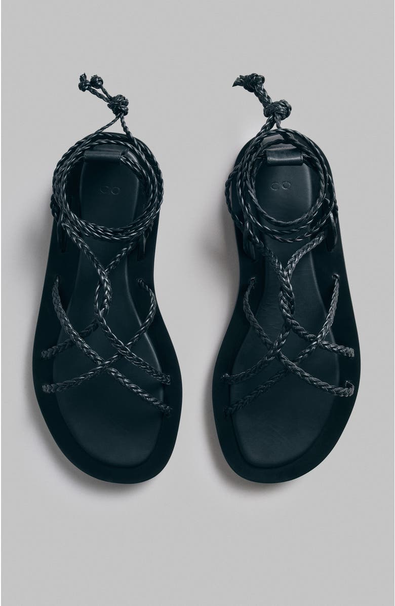 CO Gladiator Rope Sandal in Leather, Alternate, color,