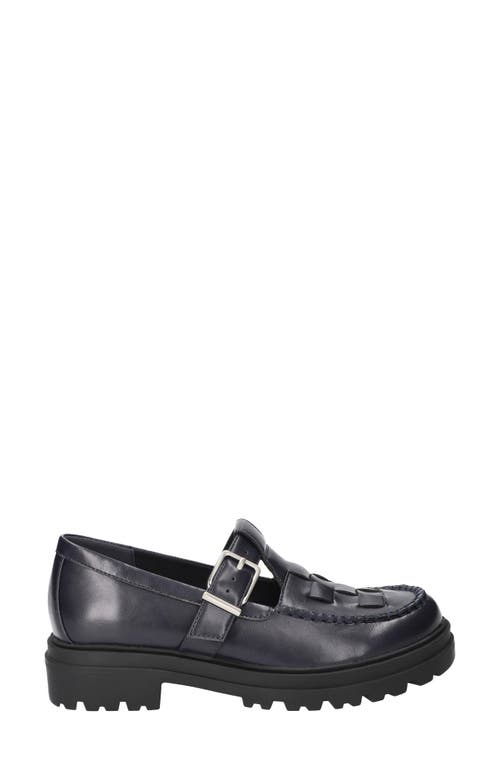 Bella Vita Makell Lug Sole Loafer In Blue