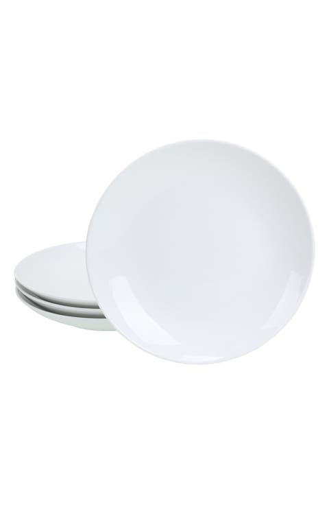 Set of 4 Coupe Entrée Plates