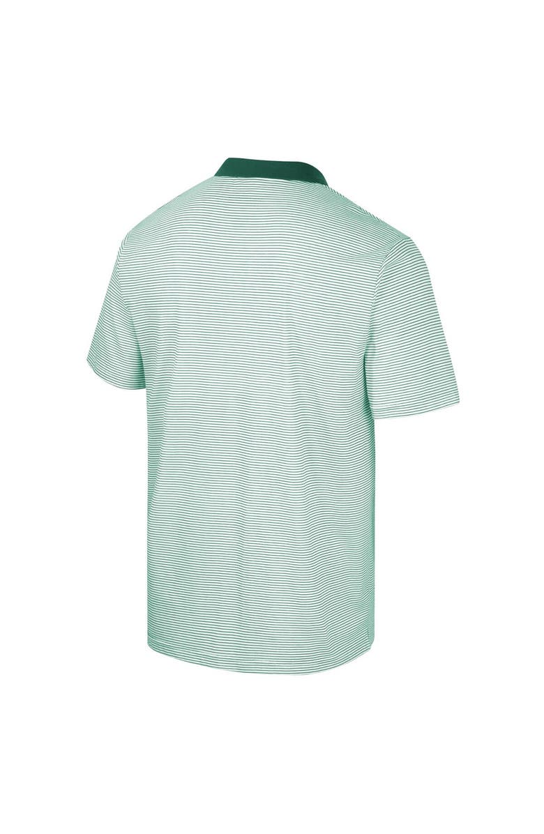 COLOSSEUM Men's Colosseum White Colorado State Rams Print Stripe Polo, Alternate, color, White