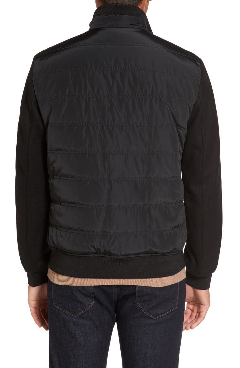 Michael Kors Mixed Media Quilted Jacket, Alternate, color, 