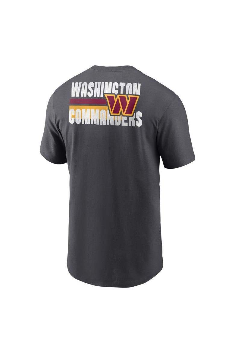 Men's Nike Anthracite Washington Commanders Blitz Essential T-Shirt, Alternate, color, Anthracite