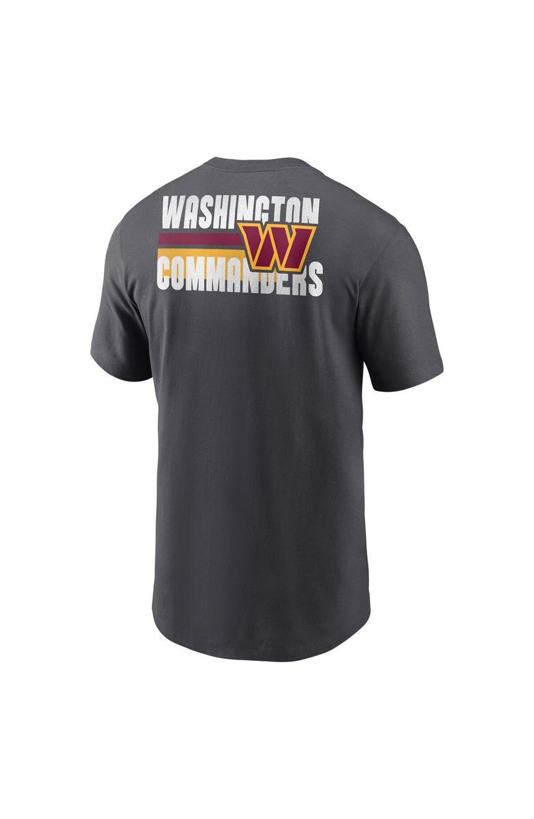 Nike Men's Nike Anthracite Washington Commanders Blitz Essential T-Shirt, Alternate, color, Anthracite