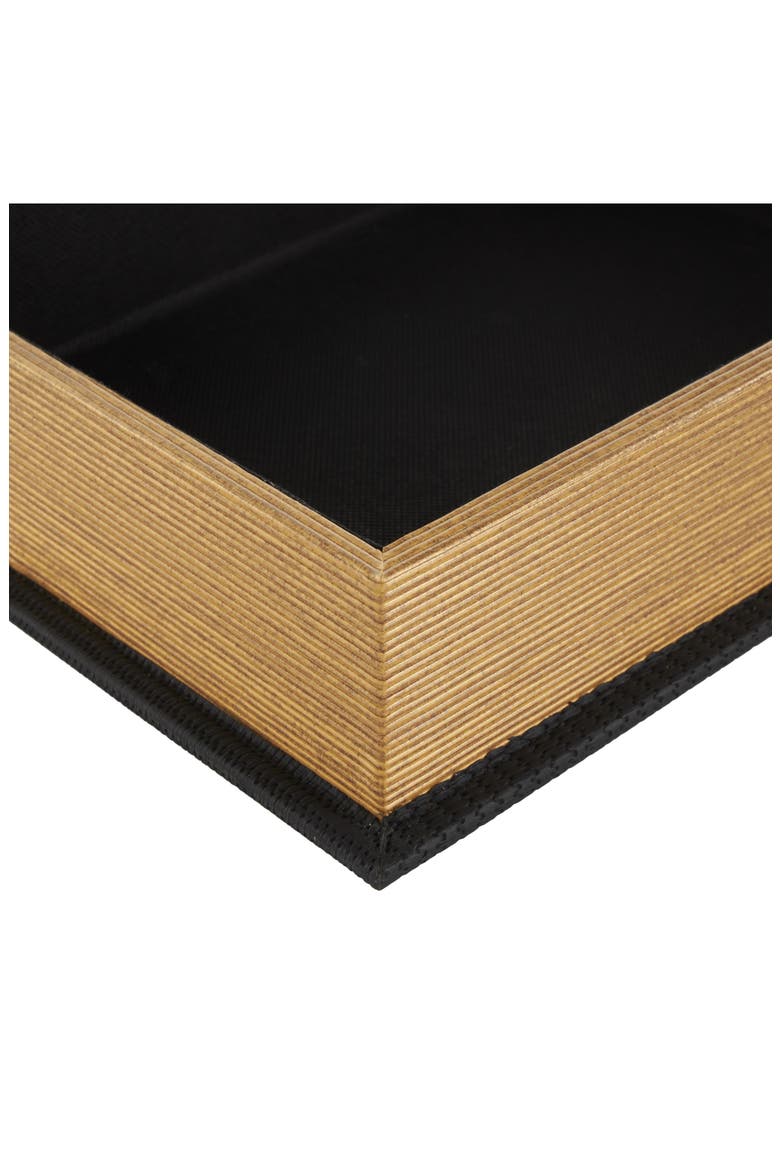 Set of 3 Faux Leather Book Boxes, Alternate, color, NO COLOR