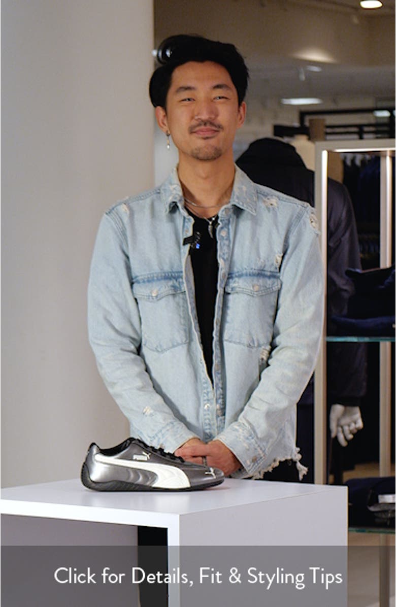 Speedcat Metallic Sneaker, sales video thumbnail