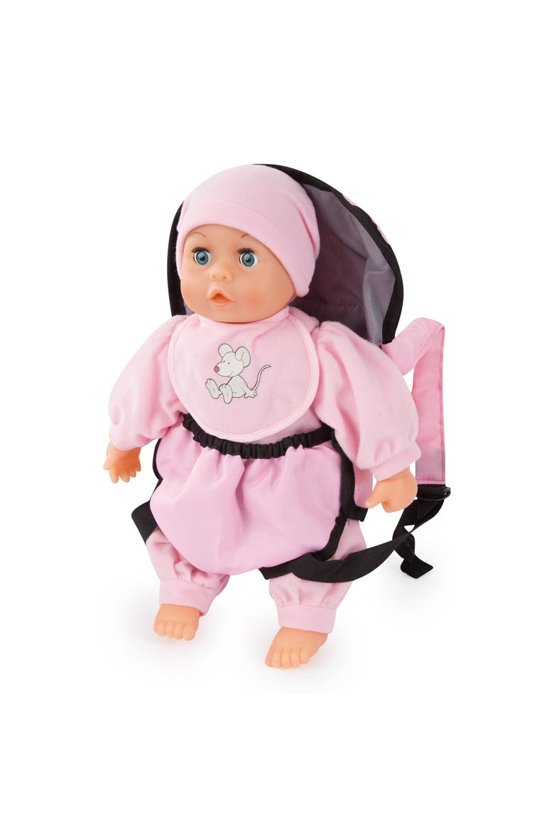 My First Words Baby Doll Carrier Set, Mouse Outfit, Alternate, color, Multicolored