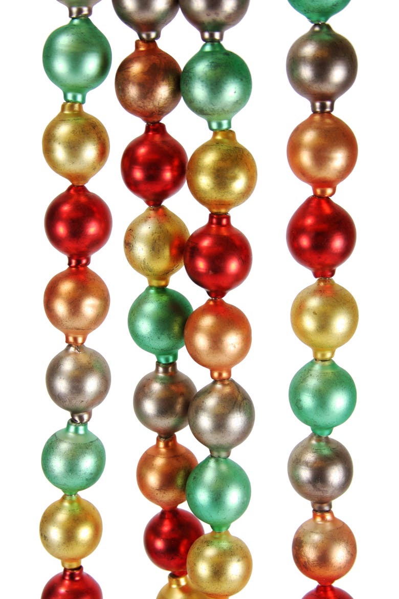 Glass Ball Garland, Main, color, RAINBOW