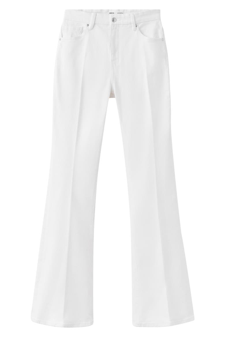 Violeta High Waist Flare Leg Jeans, Alternate, color, WHITE