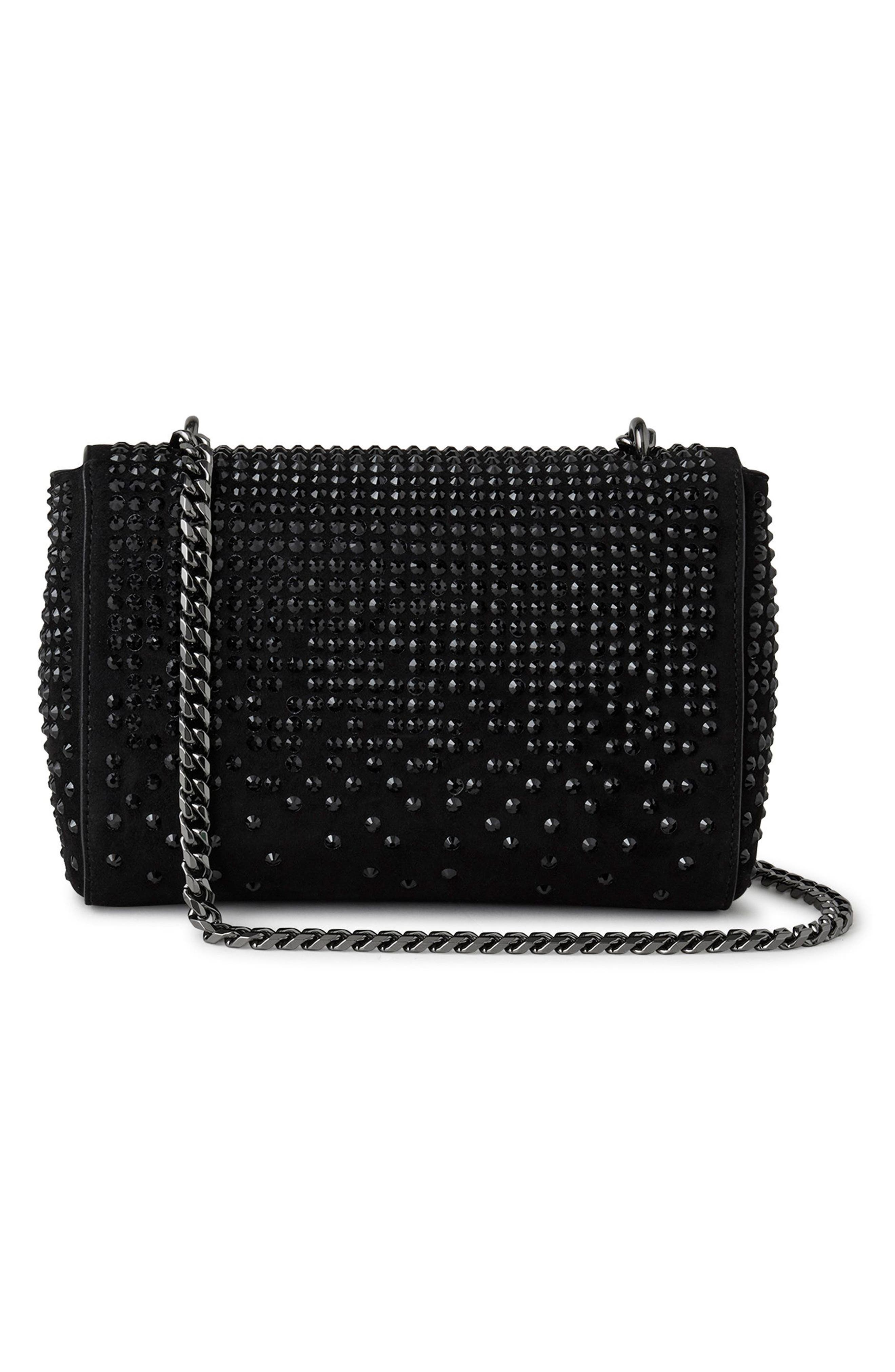 Mulberry Lily Crystal Embellished Crossbody Bag, Alternate, color, 