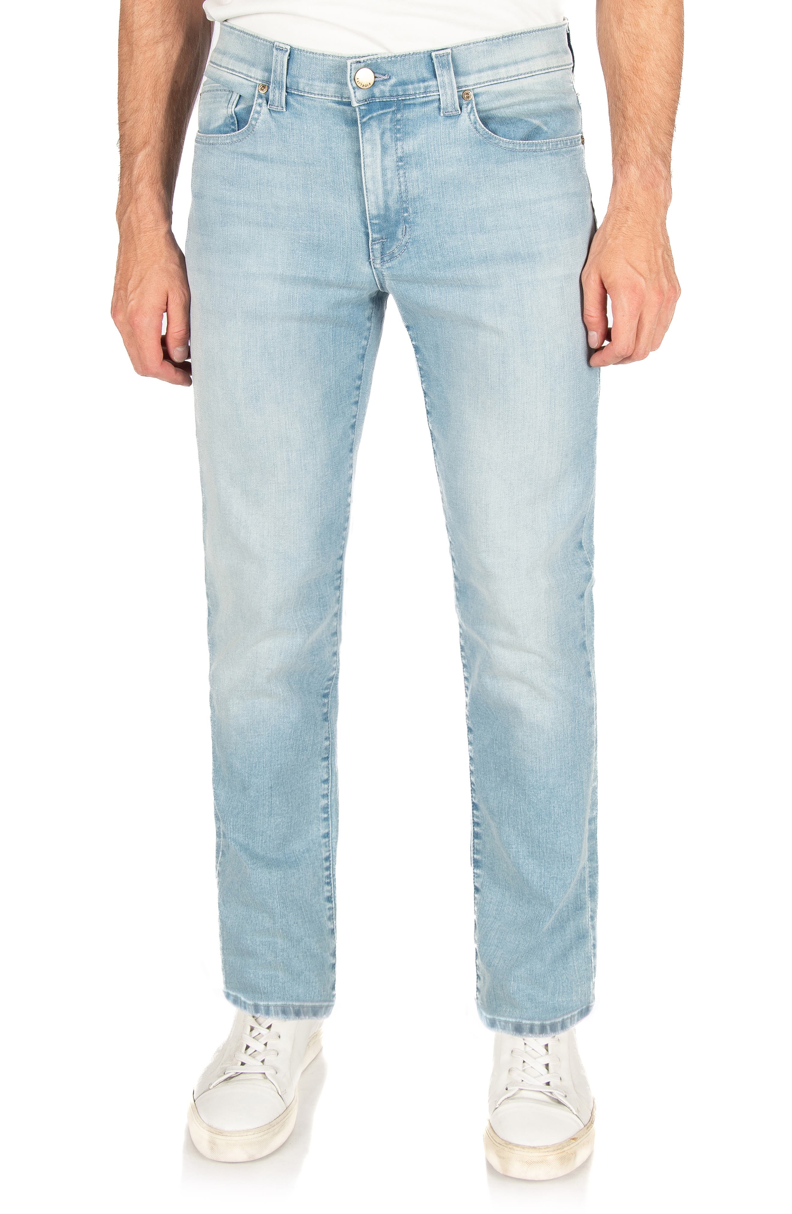 Fidelity Denim Jimmy Slim Straight Leg Jeans in Eden 