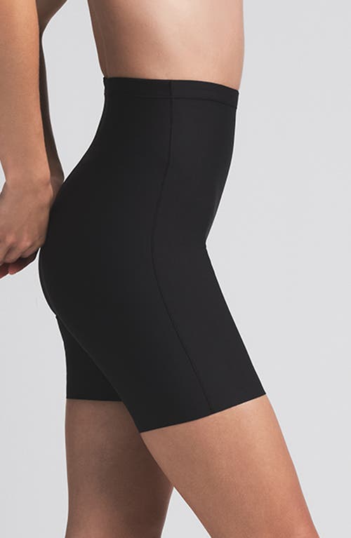 Skims Hip Enhancing Mid Thigh Padded Shorts In Black