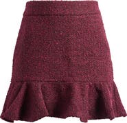 Friends Like These Bouclé Miniskirt