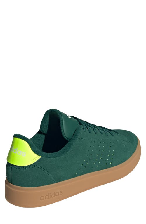 Adidas Originals Adidas Advantage 2.0 Low Top Sneaker In Green/lucid Lemon/off White