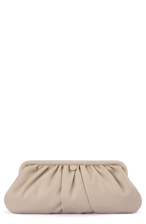 Olga Berg Catherine Frame Clutch In Neutral