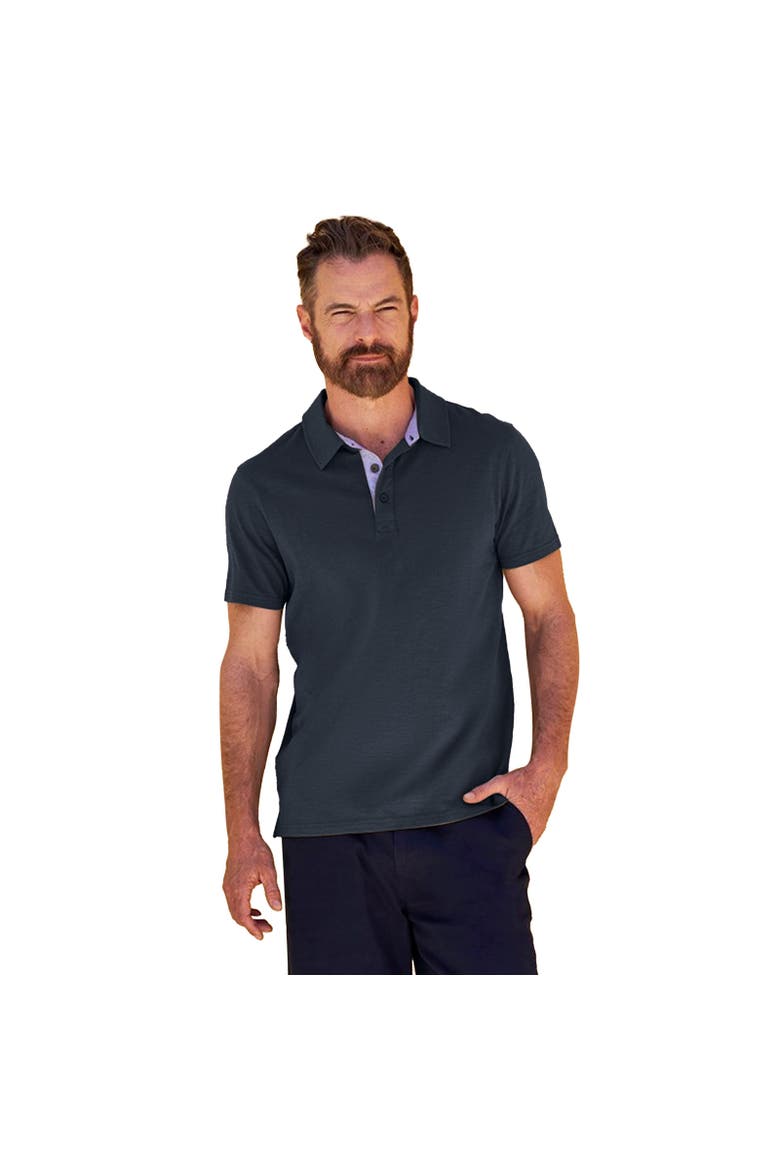 Hasst II Natural Polo Shirt, Alternate, color, Navy
