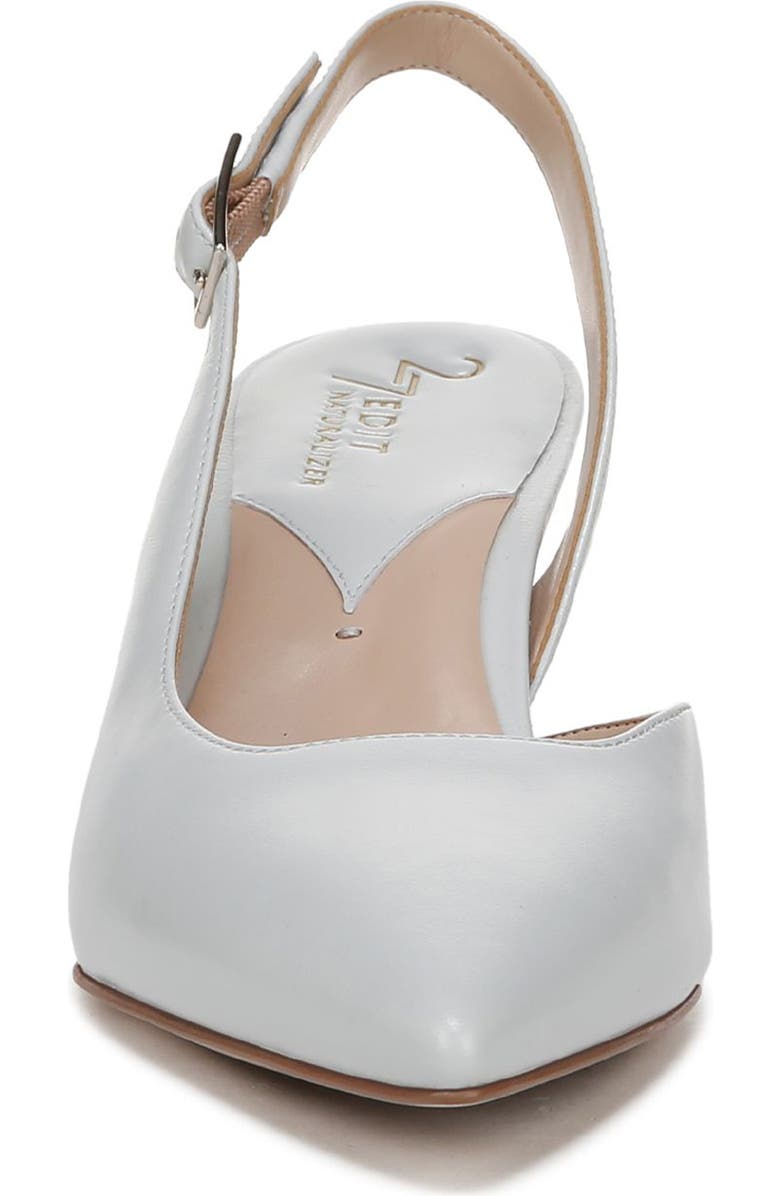 27 EDIT Naturalizer Felicia Slingback Pointed Toe Pump, Alternate, color, Grey Leather