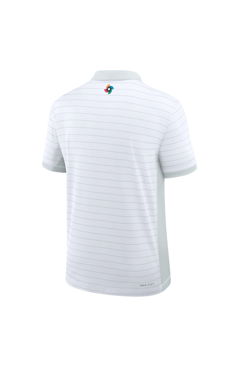 Nike Men's Nike  White USA Baseball 2026 World Baseball Classic Victory Striped Dri-FIT Polo, Alternate, color, White