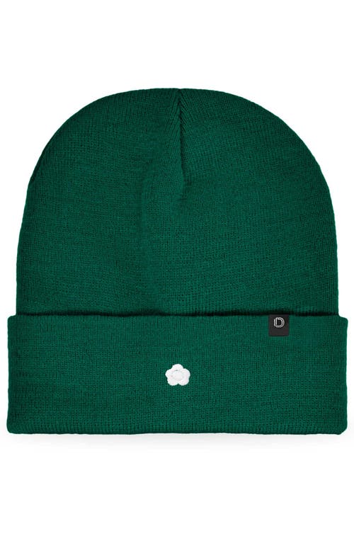 Dalix Lil Flower Beanie Cap In Green