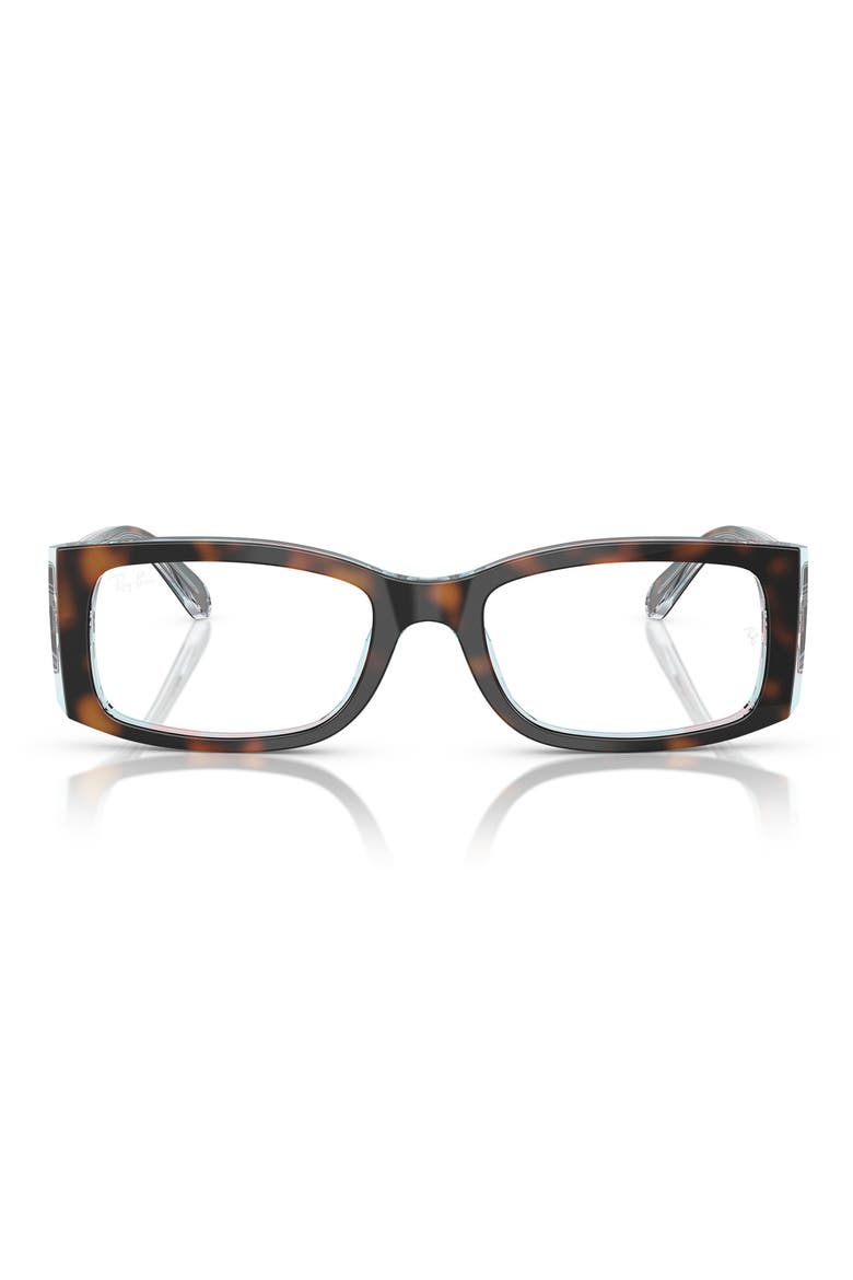 Miriam 54mm Square Optical Glasses, Main, color, DK HAVANA