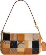 COACH Plaza Patchwork Leather Shoulder Bag