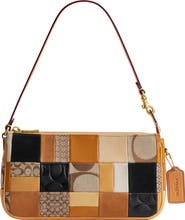 COACH Plaza Patchwork Leather Shoulder Bag