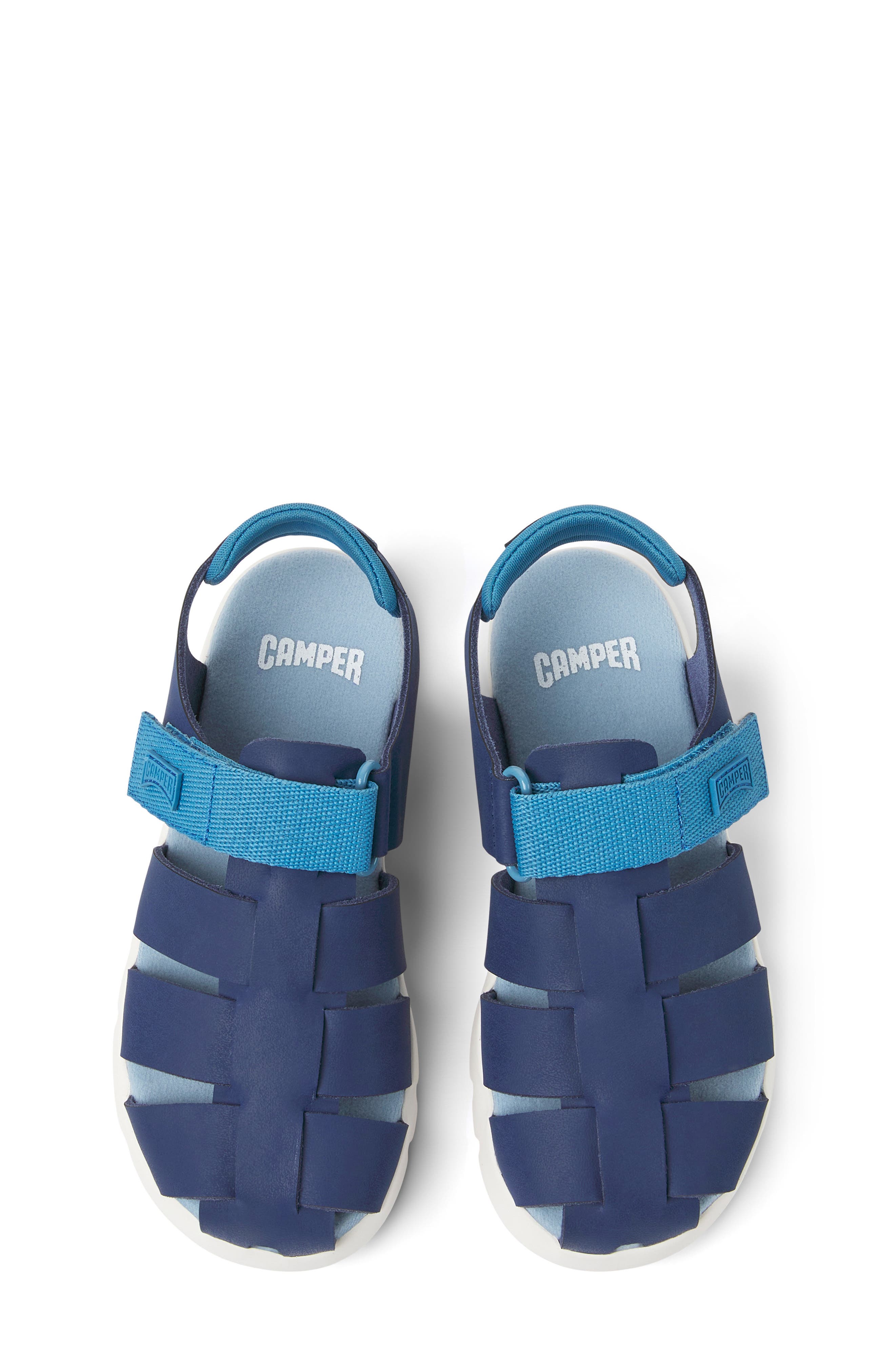 Camper Kids' Oruga Sandal, Alternate, color, Dark Blue