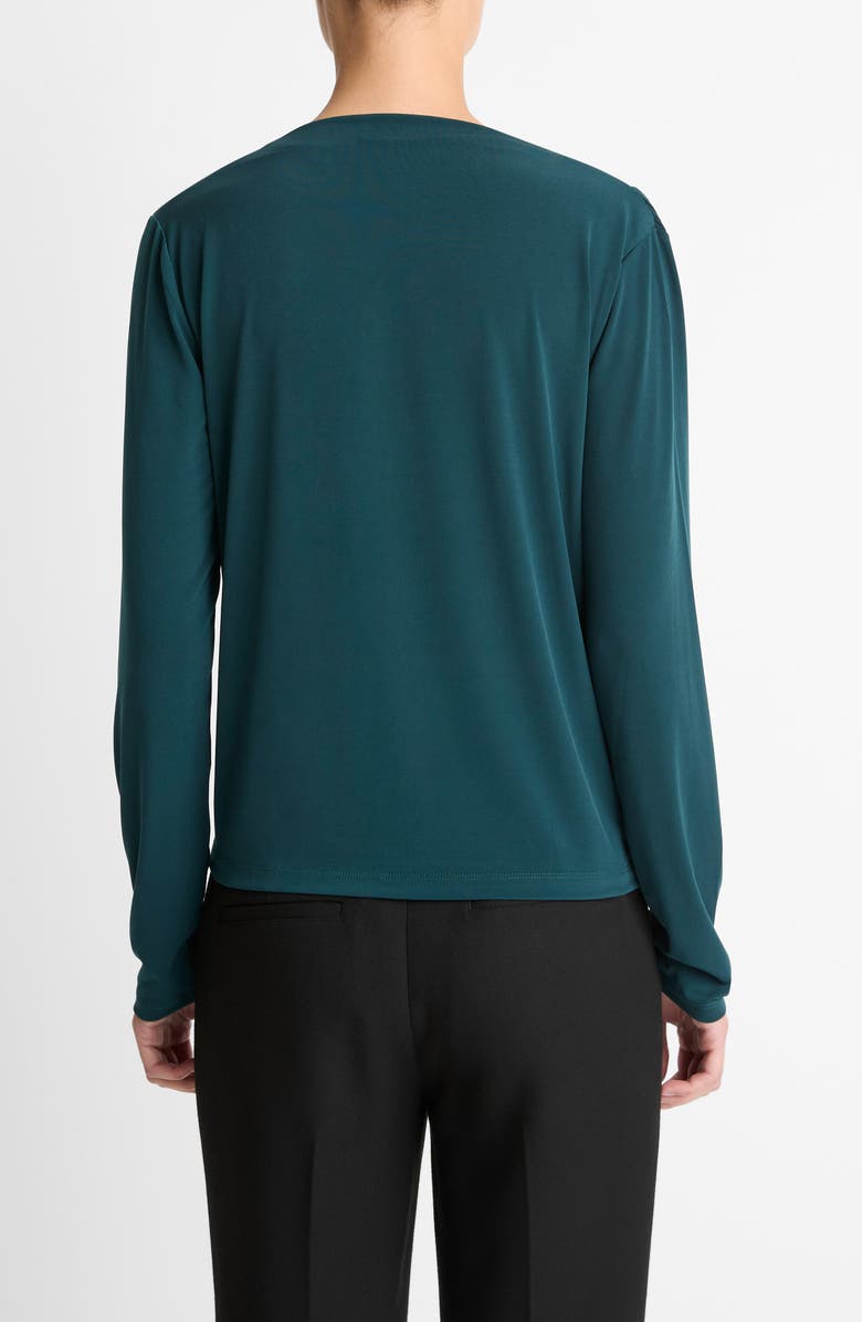 Vince Cowl Neck Knit Top, Alternate, color, Juniper