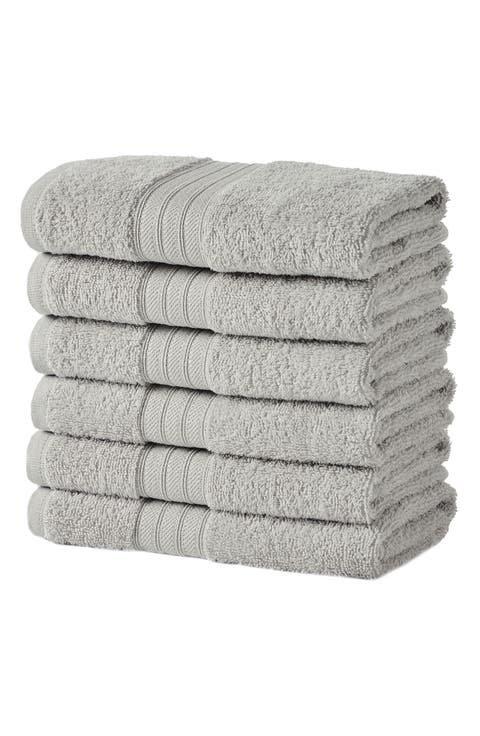 6-Piece Cotton Bath Towels