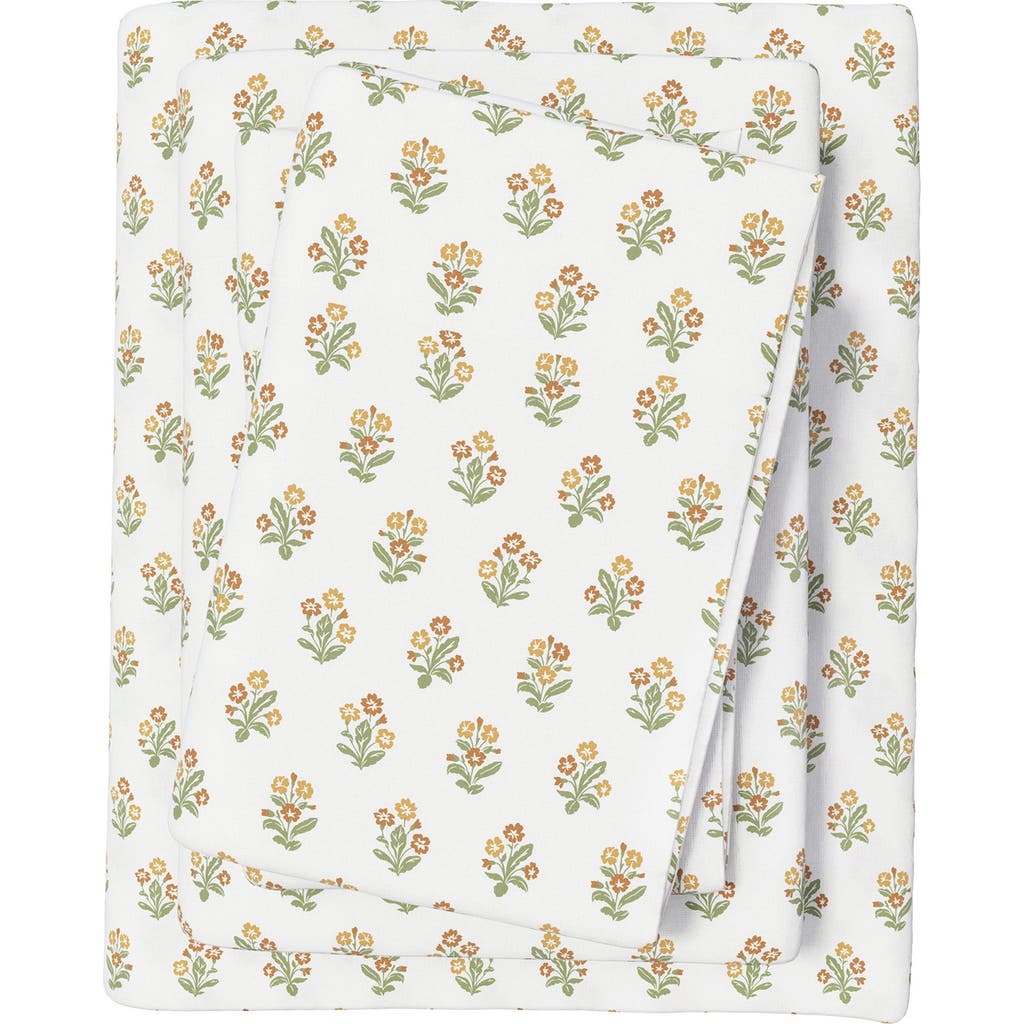 Woven & Weft Winter Floral 4-piece Flannel Bed Sheet Set In Multi