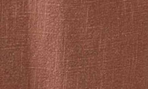 Free People Nothin To Say Pleated Trouser In Cinnamon Brulee