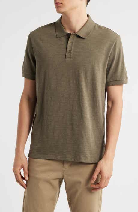 Vince Cotton Slub Jersey Polo
