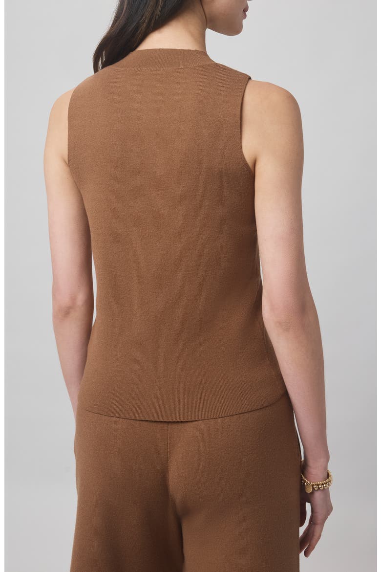 x @cellajaneblogsleeveless Sleeveless Tank Top, Alternate, color, CARAMEL