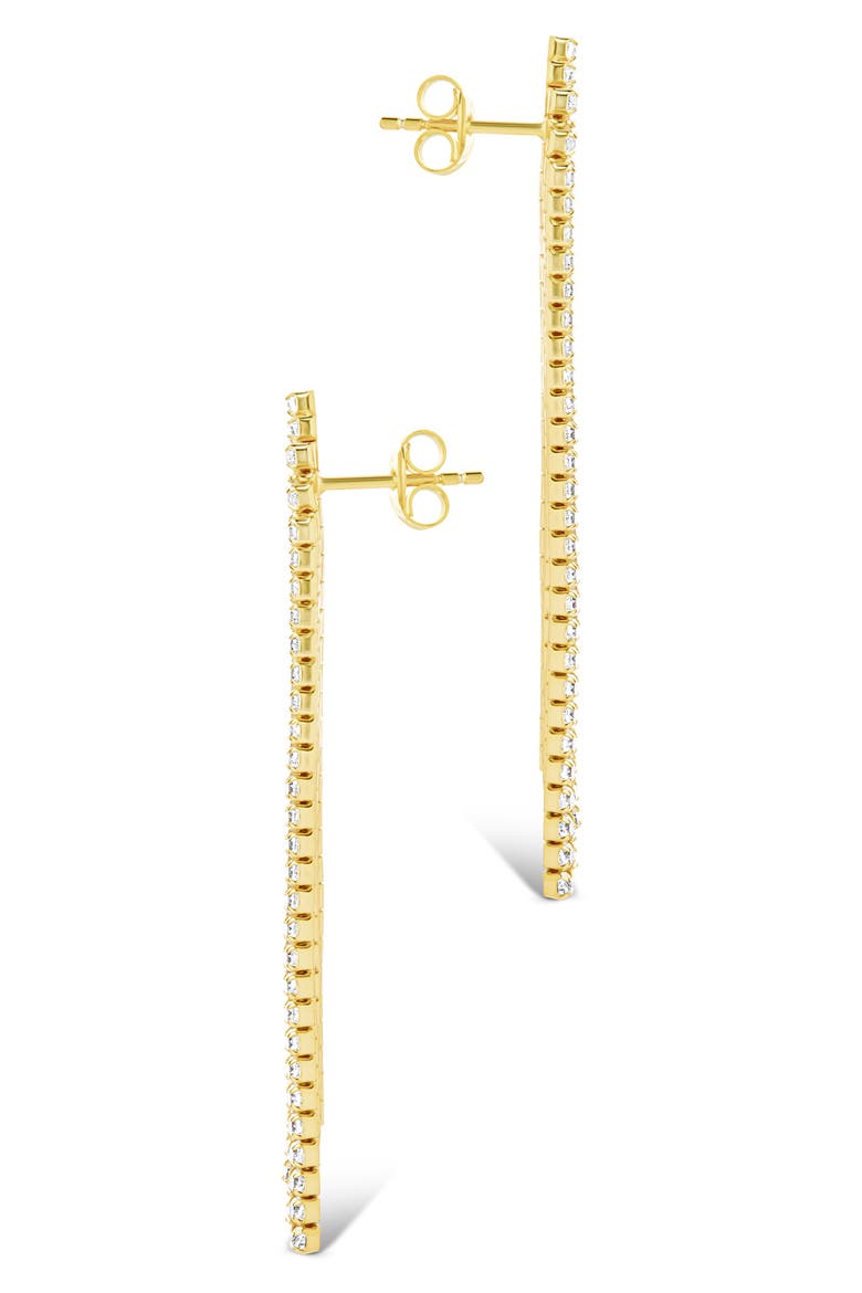 Clara Cubic Zirconia Chandelier Earrings, Alternate, color, GOLD
