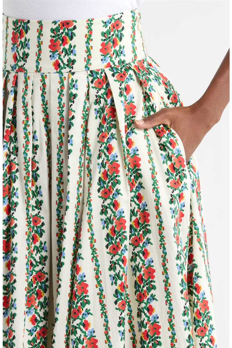The Regency Floral Tapestry Skirt, Alternate, color, TAPESTRY FLORAL